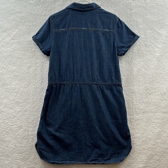 Pendleton Womens Blue Chambray Stitchline Shirt Dress Size Medium - Picture 3 of 10
